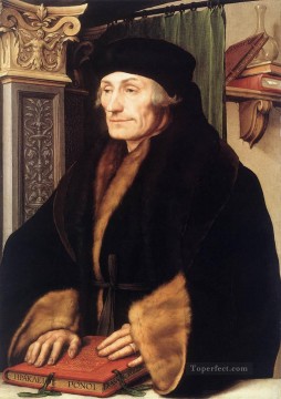  hans - Retrato de Erasmo de Rotterdam Renacimiento Hans Holbein el Joven